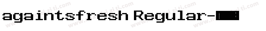 againtsfresh Regular字体转换
